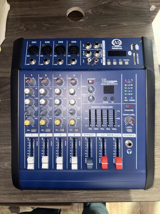 Микшеры почти новые с усилителем