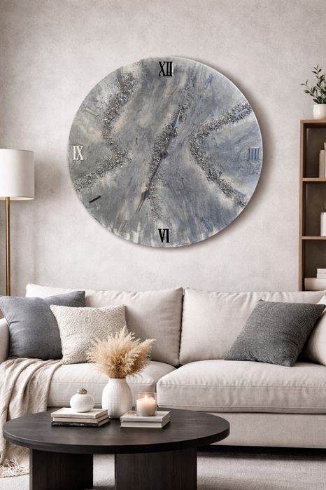 Ceas din rasina epoxidica de 70 cm