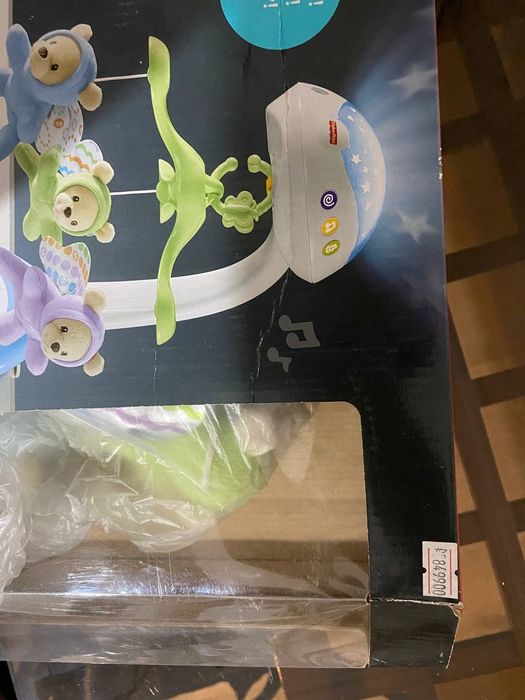 Новая Музыкальный мобыл и ночник 0+ для кровати и коляски