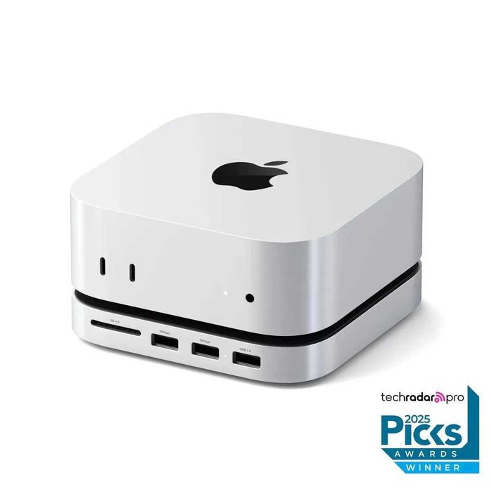 Док-станция Satechi Mac Mini M4 Stand & Hub with SSD Enclosure
