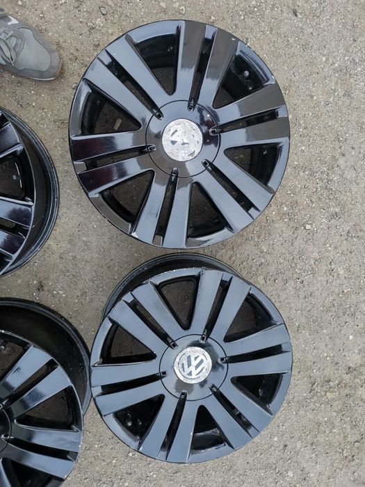 Set 4 jante aliaj pe 16 țoli originale de vw 5x112 preț 900lei