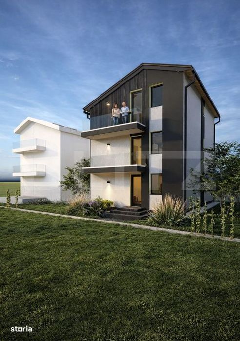 Apartamen 3 camere, 65mp, etaj 1, gradina proprie 80mp, zona Avram Ian