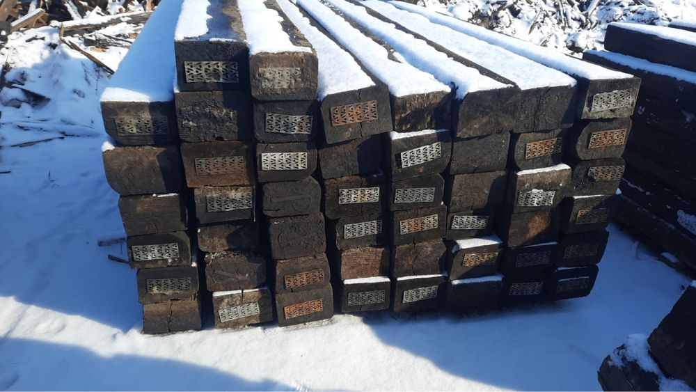 Продам шпалы деревянные