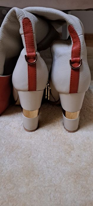 Cizme 35, piele Mallanee