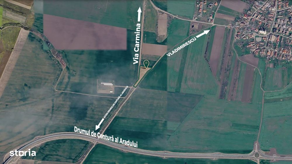 Teren intravilan de 5.000 mp in PUG Vladimirescu