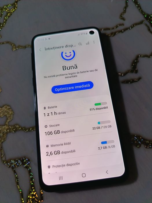 Samsung Galaxy S10E 128/6 GB RAM