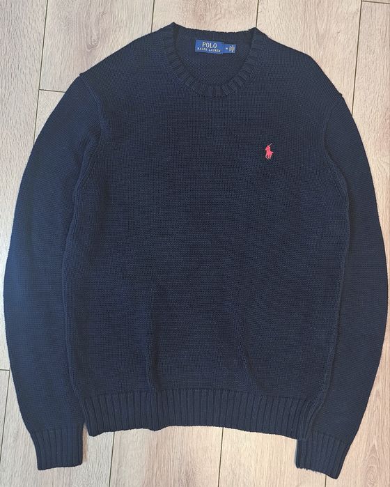 Pulover iconic Polo Ralph Lauren - mărimea M unisex navy