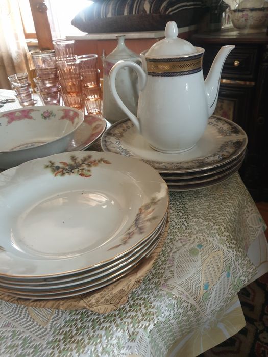 Посуда СССР фарфор  тарелки