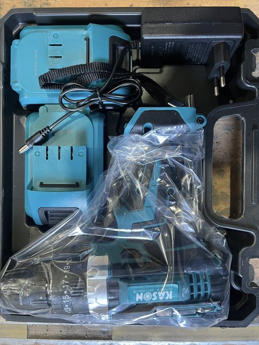 Мощный Шуруповерт Makita 24B+Набор 24шт+2батареи