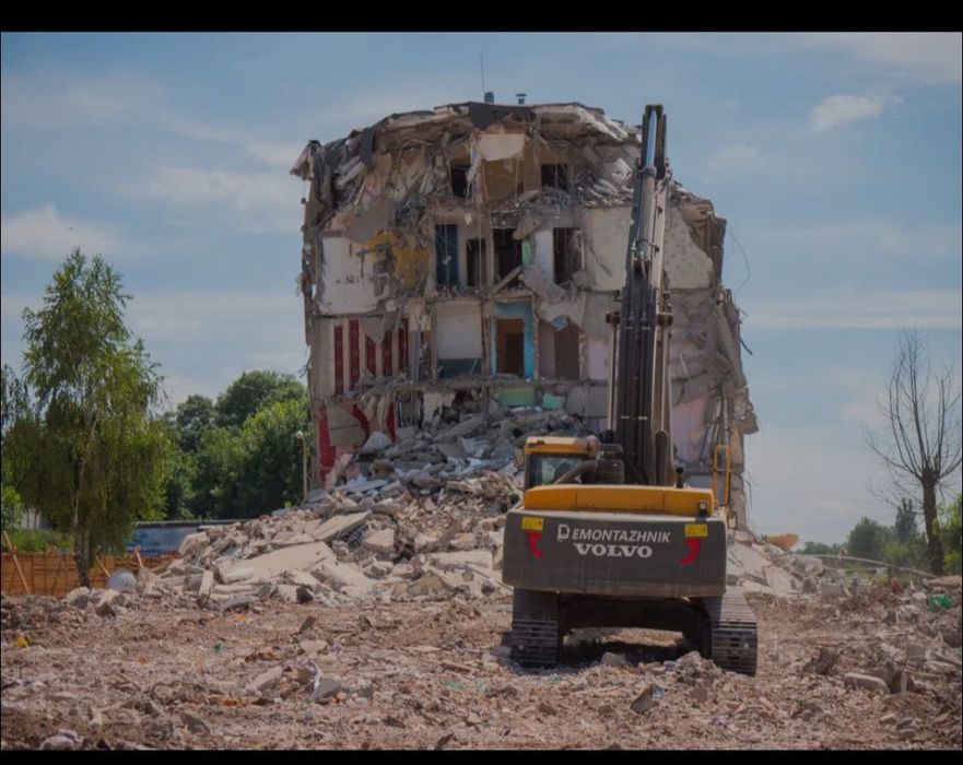 Демонтаж снос uy va binolar buzish
