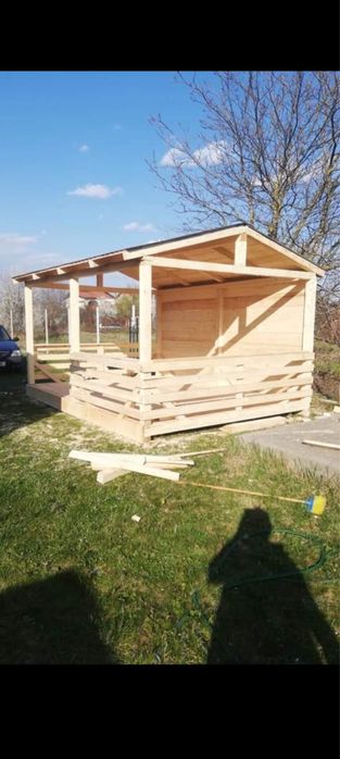 Vand magazie terasa pergola