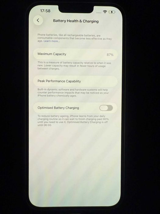 iphone 14 plus purple 128gb  87% stare baterie