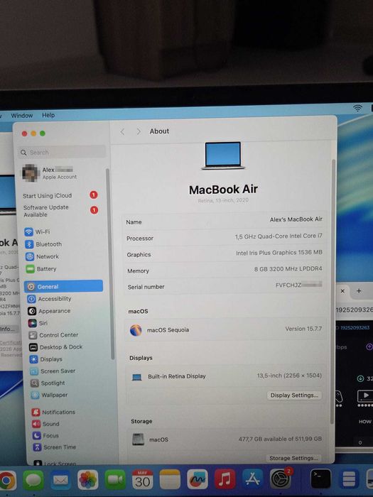 Laptop Acer Swift 3 SF313-52 i7 1065G7 Display 2K macOS