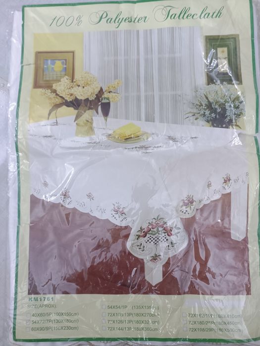 Скатерть полиэстер.