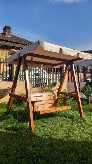 Градинска люлка от масивно дърво!