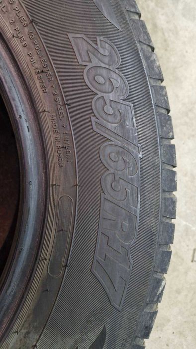 автошины летние 265/65/17