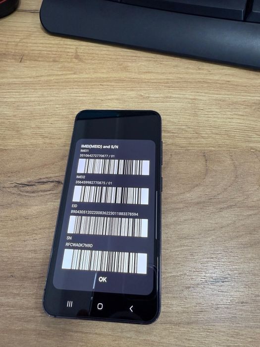 Samsung S23, 128gb, black/черный