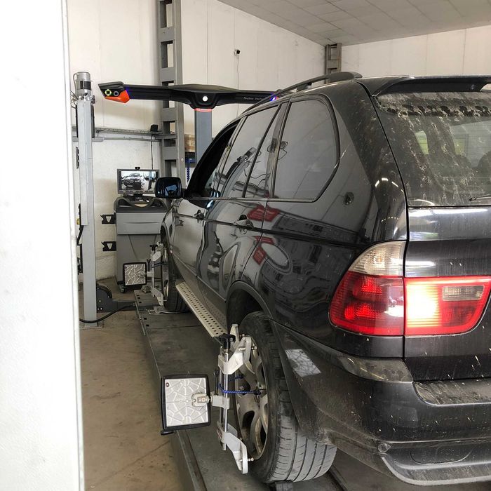 BMW 3d Стенд Регулиране на Геометрия Сходимост Страничен наклон