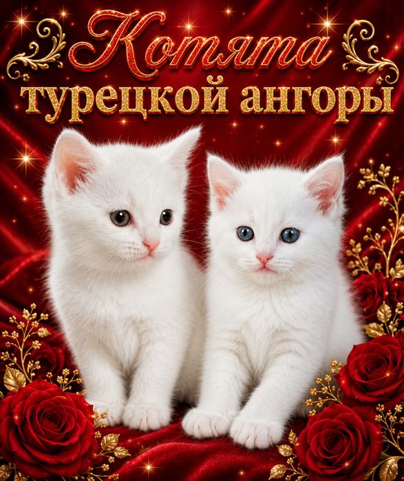 Шикарные котята турецкой ангоры