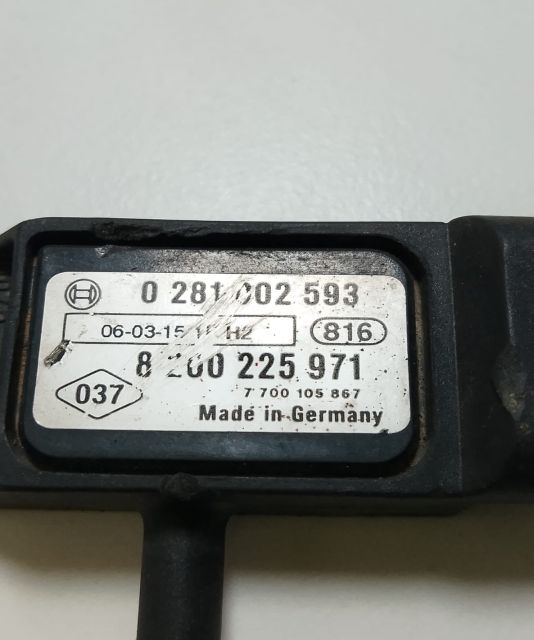 Senzor  presiune gaze 0281002593 Dacia Duster prima generatie seria