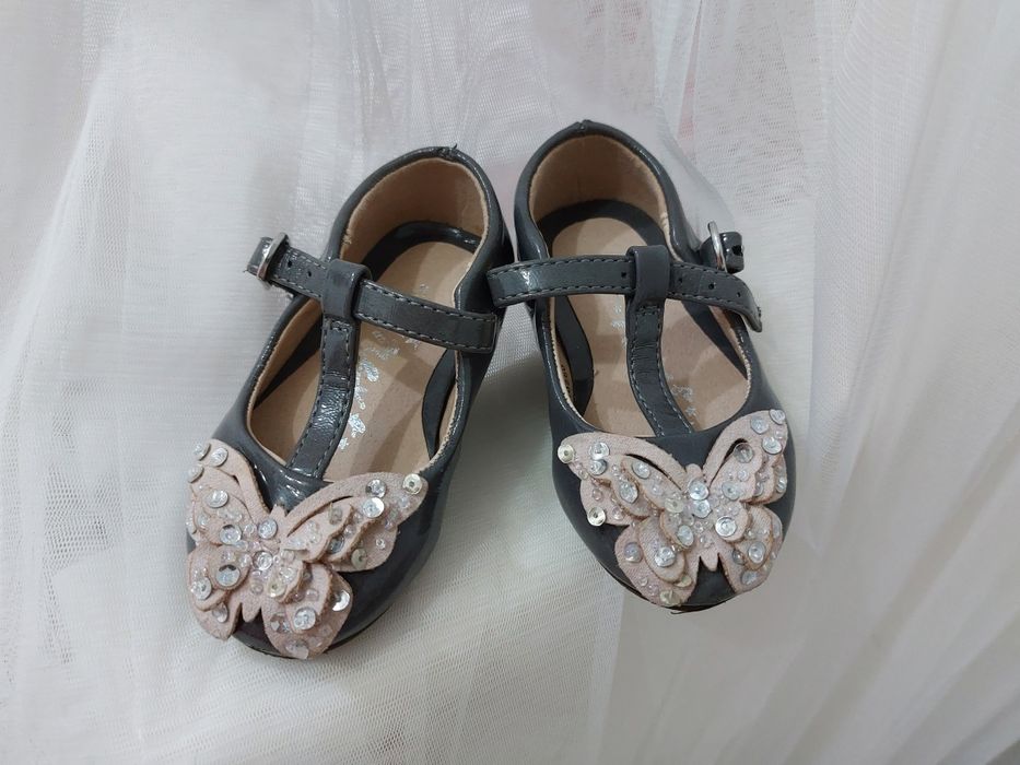 Rochie fetite 12 luni Anne Bebe + pantofi/balerini Next 19