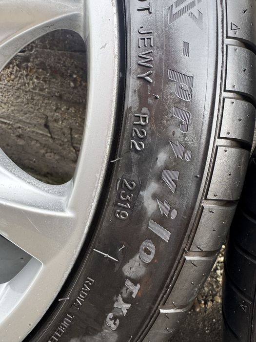 Jante R19 gama Peugeot 9673495677 cu anvelope 235/40/19