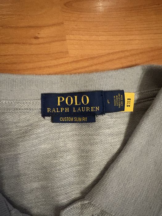 Поло блуза Polo Ralph Lauren Светло сива