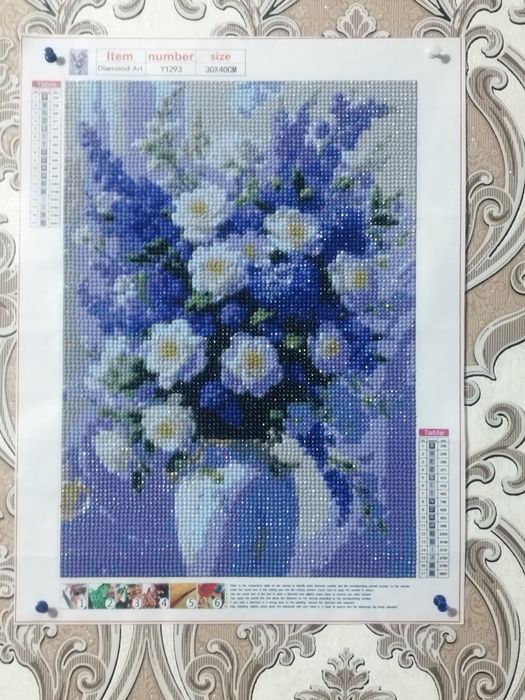 Алмазная мозаика собранная