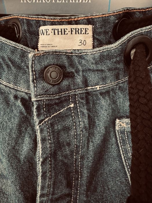 Жестоки дънки FREE PEOPLE 30 размер, оувърсайз