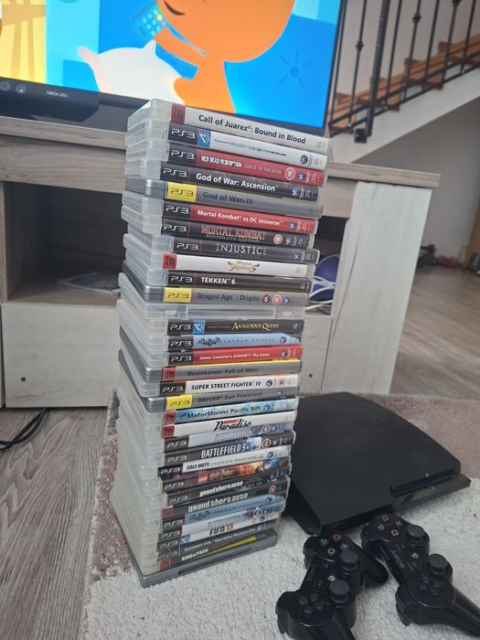 Playstation 3 plus 32 de jocuri