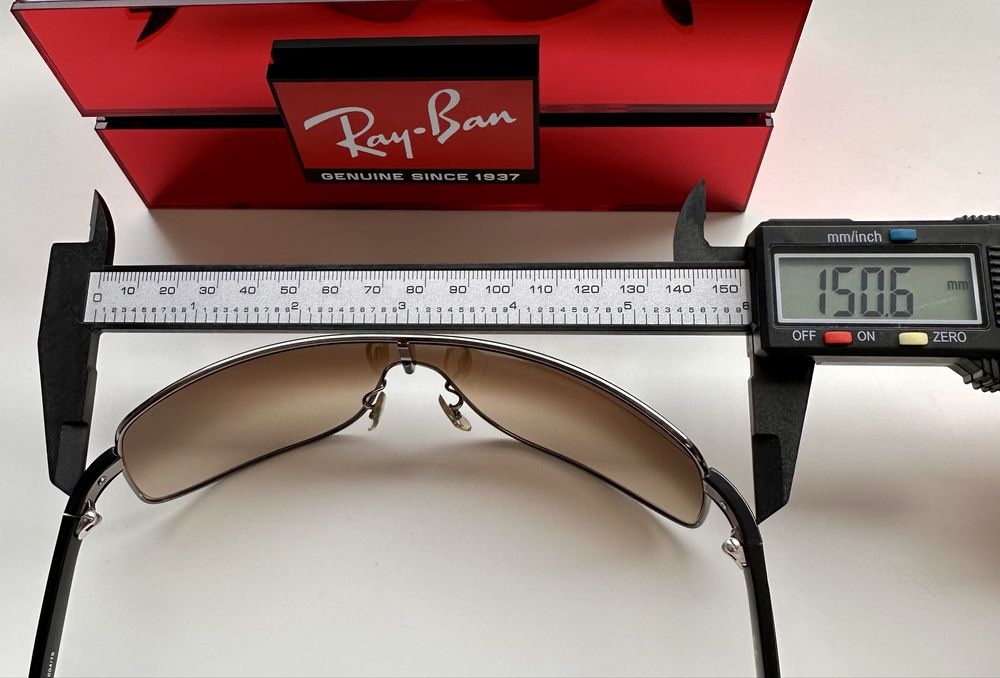 Ray Ban RB3244 shield стил, градиент, премиум модел