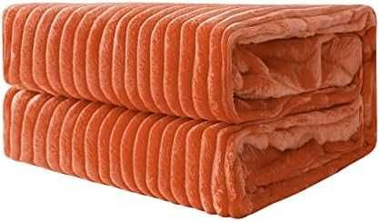 MIULEE пухкаво одеяло 150x200см Orange Red