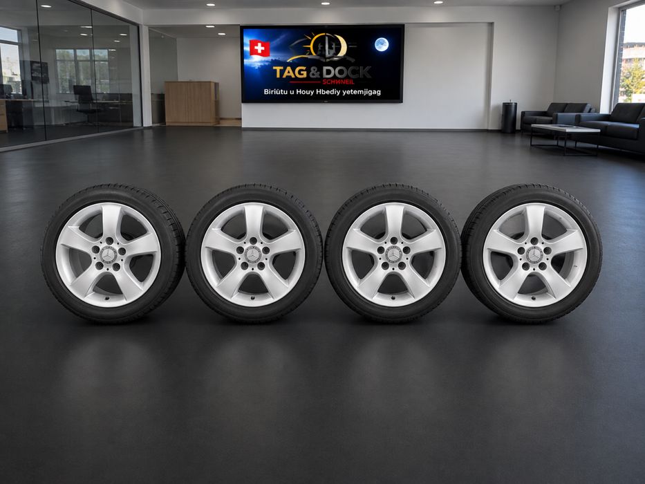 Оригинални джанти Mercedes-Benz 16” с зимни гуми Michelin Alpin 5