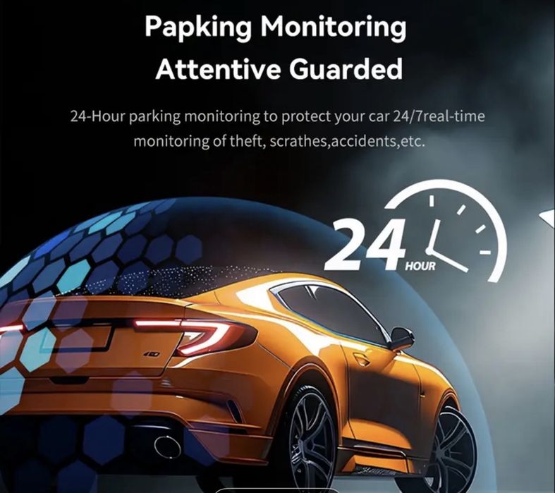 Видеорегистратор 4K с 3 камери