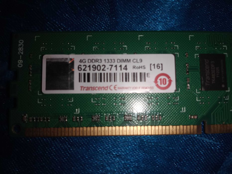Продам ОЗУ ddr3 на 4gb cl9
