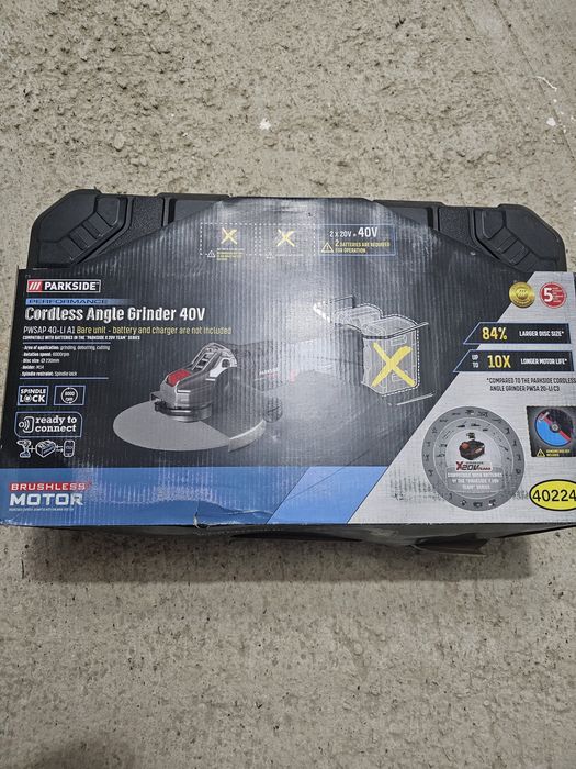 Flex mare 230mm 40volti parkside