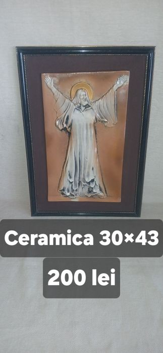 Tablou icoana ceramica