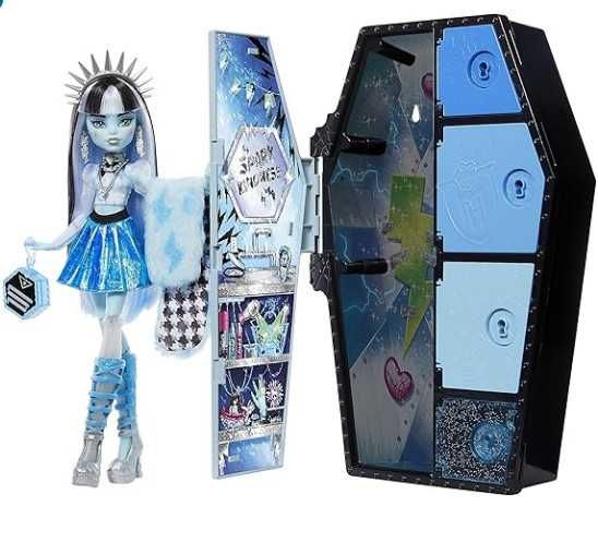 Кукла Frankie Stein Monster High, гардероб с 19 изненадващи модни аксе