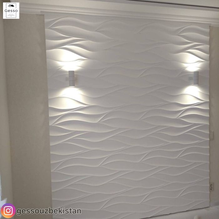 3д панель Нежность | 3d panel | 3панели | декор | decor | обои | гипс