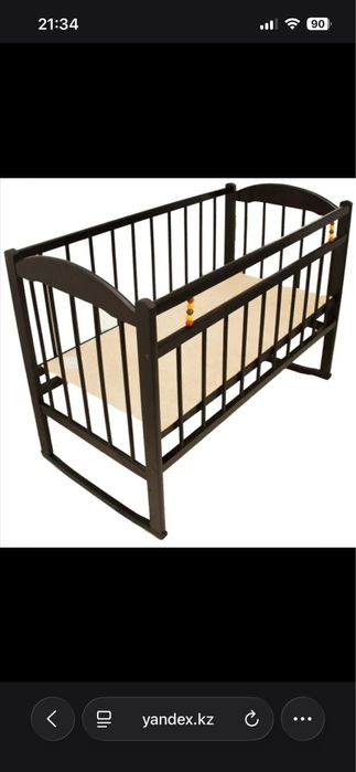 Продам детскую кроватку с матрасом в отличном сост.