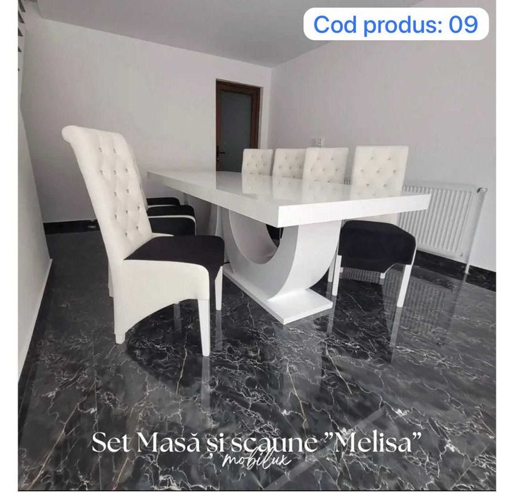 Set masa si 12 scaune, produse noi!