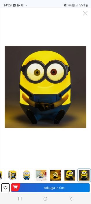 Lampa mini originală Minion Bob