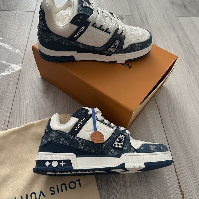 Louis Vuitton alb albastru noi 39