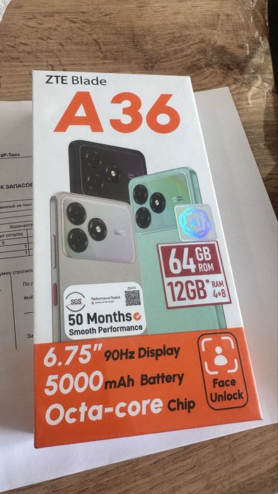 ZTE A 36 қара түсті