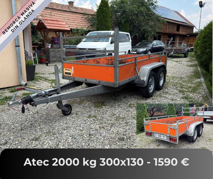 Remorci din Olanda de la 750 kg pana la 3500 kg - Citeste descrierea!