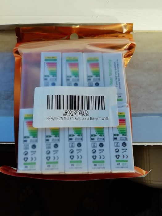 Лед крушки за лунички или полюлеи Английски 12V G4 A++ 2W.Супер иконом