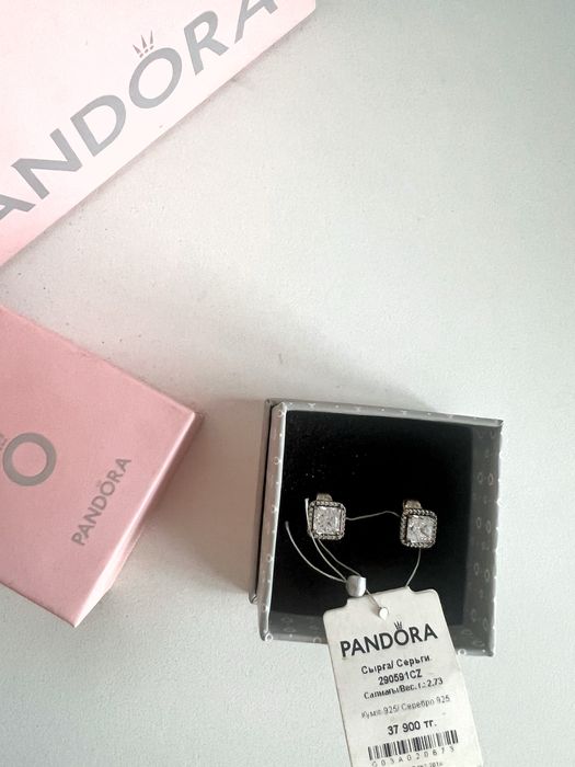 Pandora оригинал новые серьги