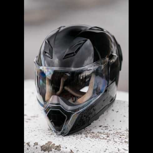 Каска ICON Ultraflite™ Solid MIPS® BLACK GLOSS ново модел 2026