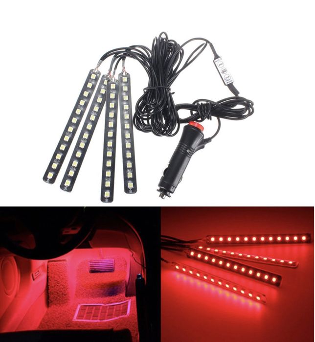 LED ленти за вътрешно осветление на кола