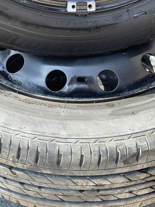 De vanzare jante tabla si cauciucuri Skoda Fabia/ similar gama vag